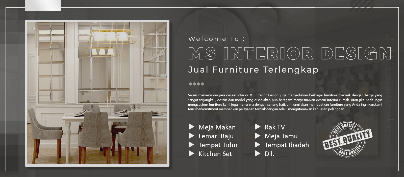 Jasa Desain Interior Terbaik Profesional di Bandung